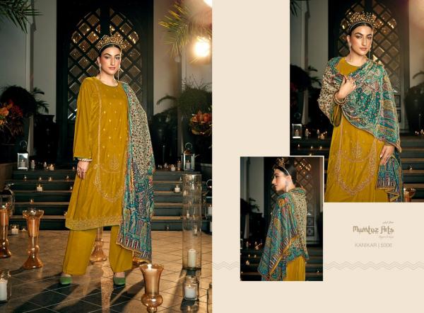 Mumtaz Kanikar Collection Embroidery Velvet Wear Salwar Suits